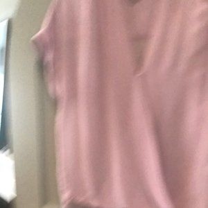 A night-out silk pink blouse